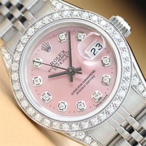 rolex con brilantini donna|Orologi Rolex Lady.